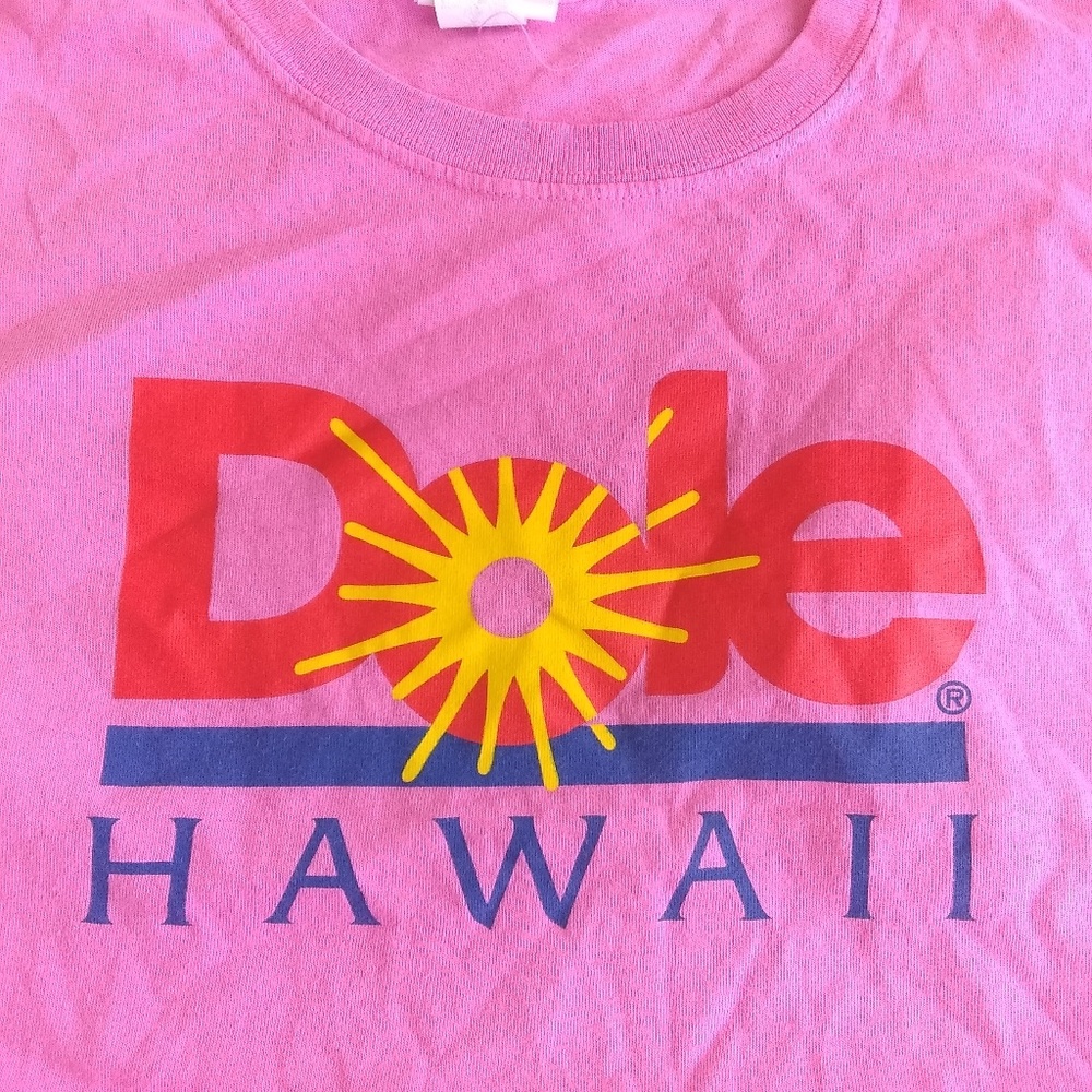 Vintage rare pink dole hawaii 90s xl shirt tee